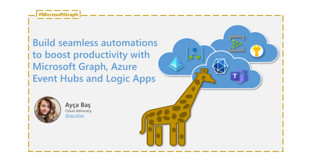 Build seamless automations to boost productivity with Microsoft Graph, Event Hubs and Logic Apps