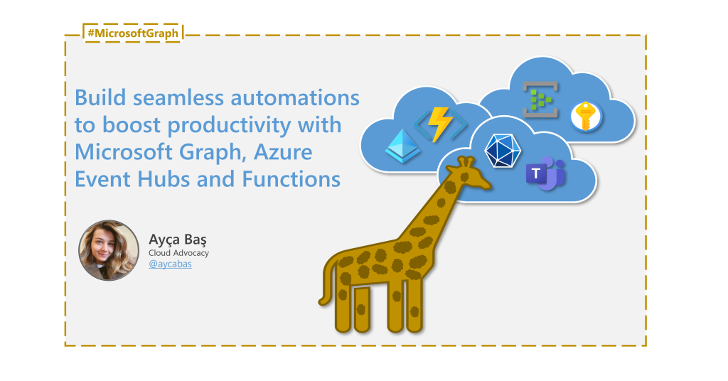 Build seamless automations to boost productivity with Microsoft Graph, Azure Event Hubs and Functions